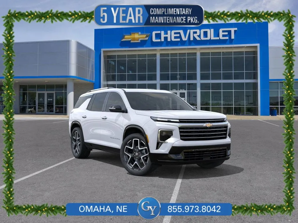 White 2026 Chevrolet Traverse High Country for sale in Omaha, NE