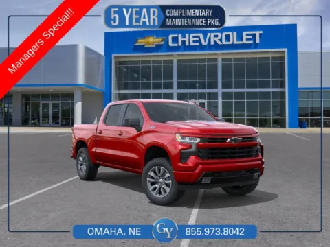 Red 2026 Chevrolet Silverado 1500 RST for sale in Omaha, NE