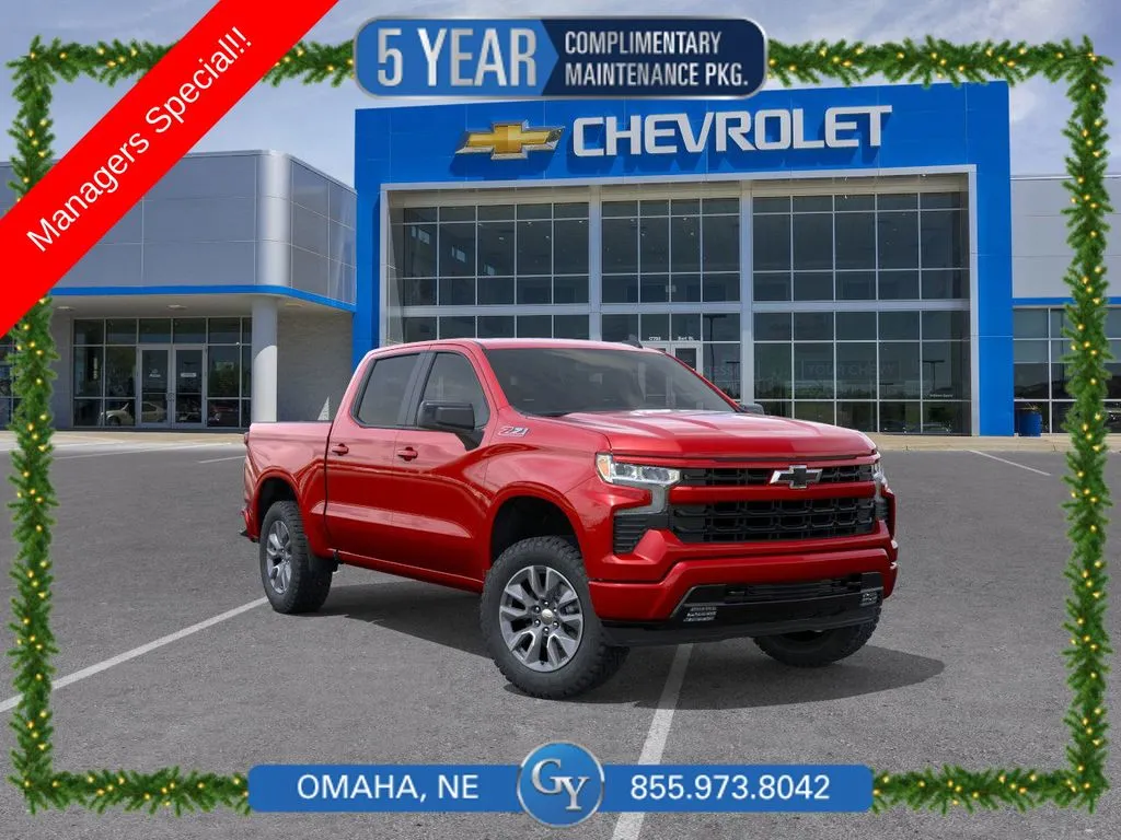 Red 2026 Chevrolet Silverado 1500 RST for sale in Omaha, NE