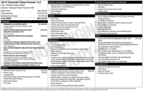 Photos of 2019 Chevrolet Tahoe Premier for sale in Omaha, NE at Gregg Young Chevrolet - Omaha