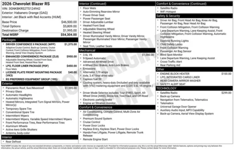 Photos of 2026 Chevrolet Blazer RS for sale in Omaha, NE at Gregg Young Chevrolet - Omaha