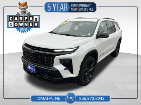 White 2024 Chevrolet Traverse RS for sale in Omaha, NE