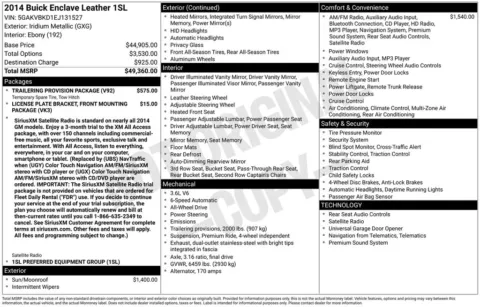 Photos of 2014 Buick Enclave Leather Group for sale in Omaha, NE at Gregg Young Chevrolet - Omaha