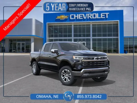 Black 2026 Chevrolet Silverado 1500 LTZ for sale in Omaha, NE