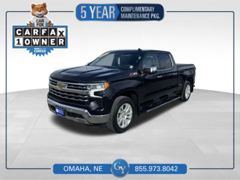 Gray 2022 Chevrolet Silverado 1500 LTZ for sale in Omaha, NE