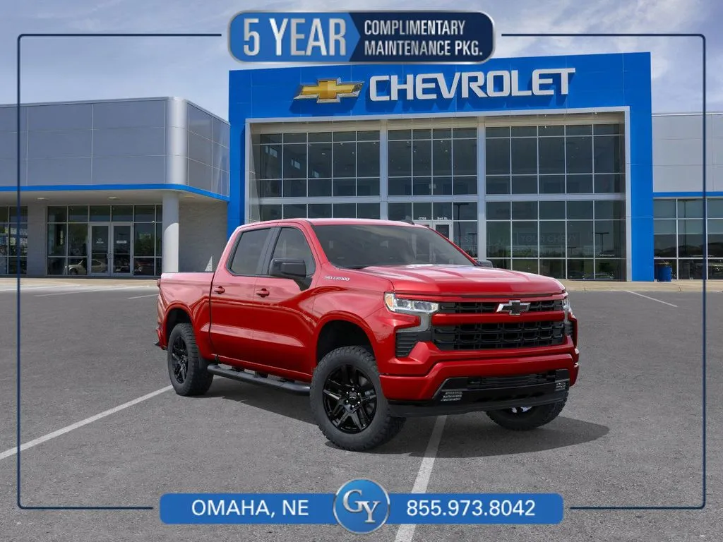Red 2026 Chevrolet Silverado 1500 RST for sale in Omaha, NE