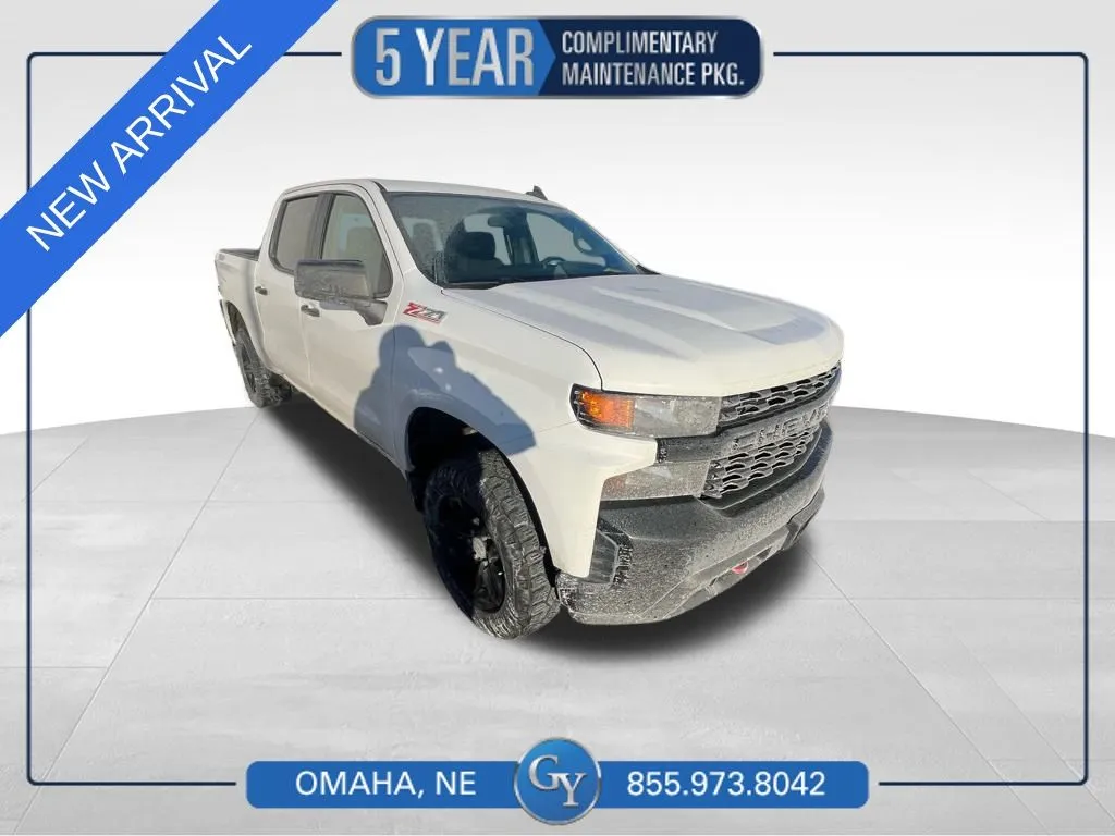 White 2020 Chevrolet Silverado 1500 Custom Trail Boss for sale in Omaha, NE