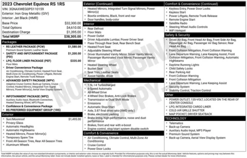 Photos of 2023 Chevrolet Equinox RS for sale in Omaha, NE at Gregg Young Chevrolet - Omaha