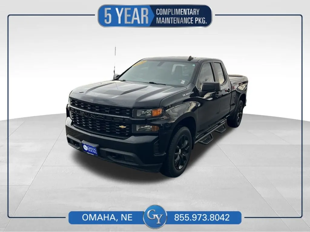 Black 2020 Chevrolet Silverado 1500 Custom for sale in Omaha, NE
