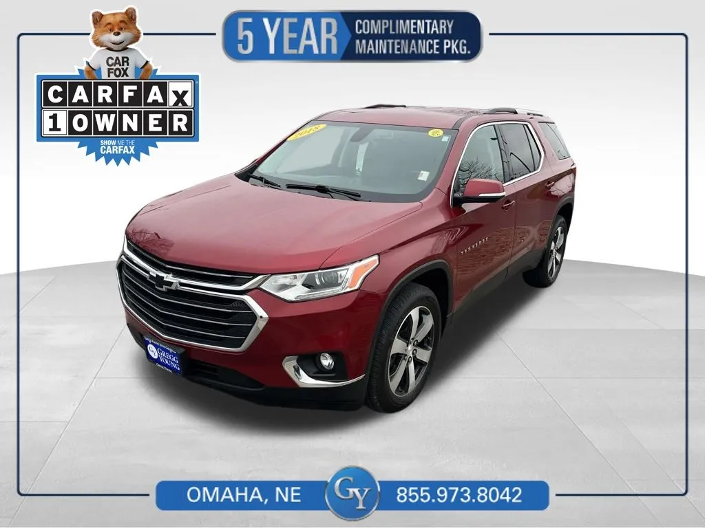 Red 2018 Chevrolet Traverse 3LT for sale in Omaha, NE