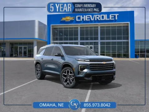 Blue 2026 Chevrolet Traverse High Country for sale in Omaha, NE