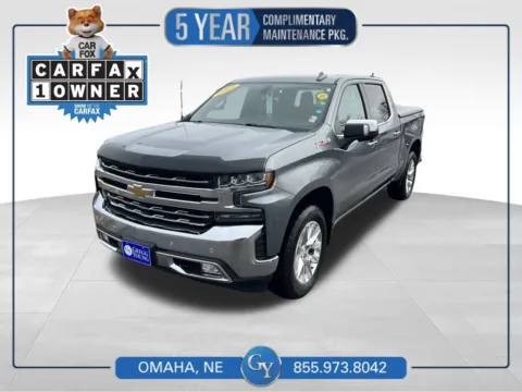 Gray 2020 Chevrolet Silverado 1500 LTZ for sale in Omaha, NE
