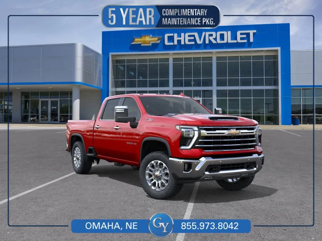Red 2026 Chevrolet Silverado 2500HD LTZ for sale in Omaha, NE