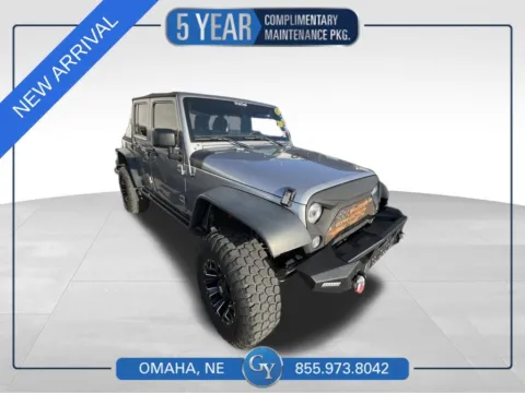 Silver 2016 Jeep Wrangler Unlimited Sport for sale in Omaha, NE