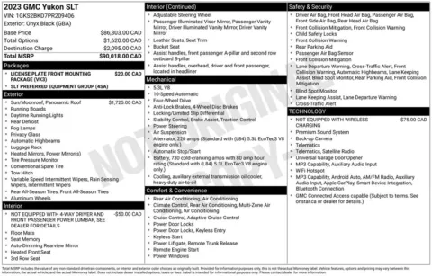 Photos of 2023 GMC Yukon SLT for sale in Omaha, NE at Gregg Young Chevrolet of Omaha