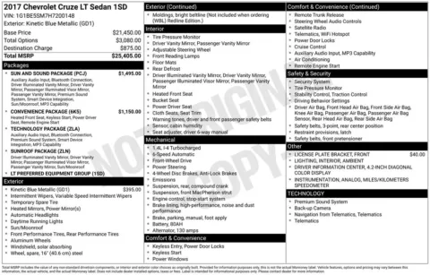 Photos of 2017 Chevrolet Cruze LT for sale in Omaha, NE at Gregg Young Chevrolet of Omaha
