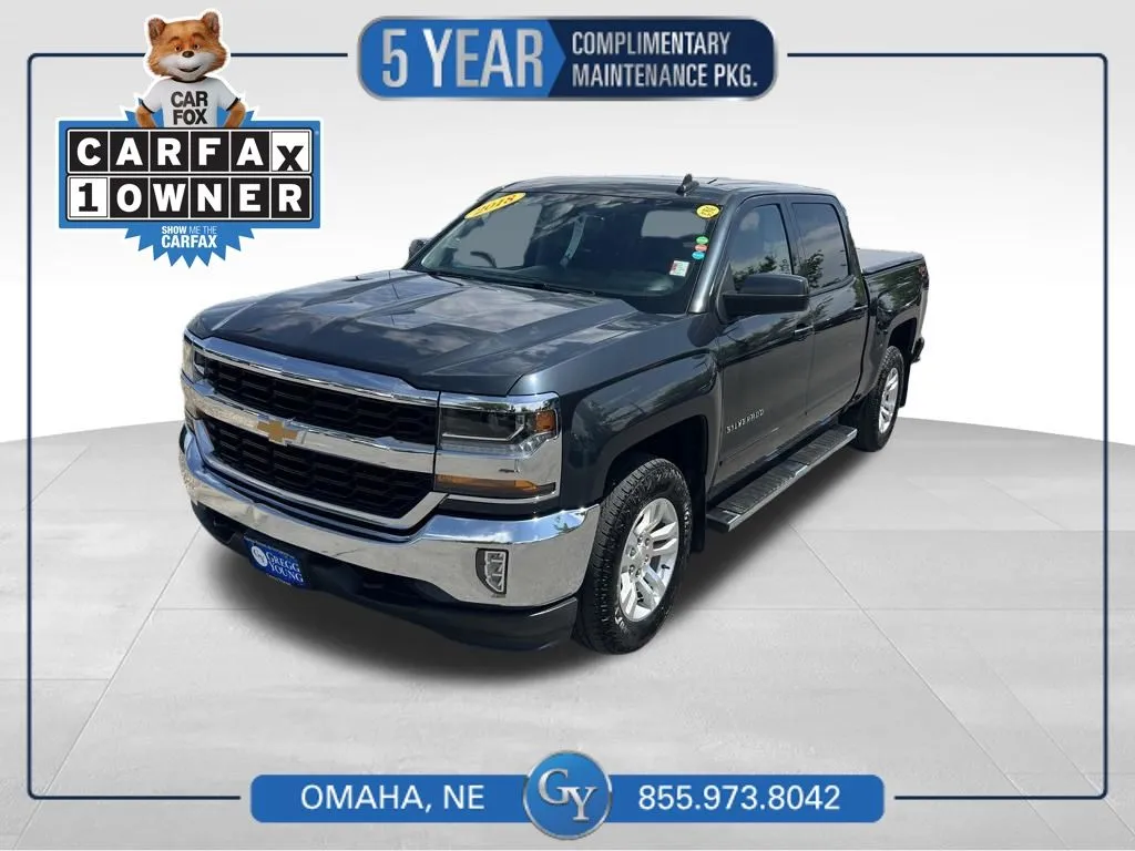 Gray 2018 Chevrolet Silverado 1500 LT for sale in Omaha, NE