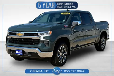 Gray 2026 Chevrolet Silverado 1500 LT for sale in Omaha, NE