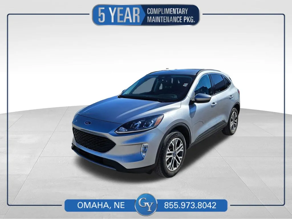 Silver 2021 Ford Escape SEL for sale in Omaha, NE