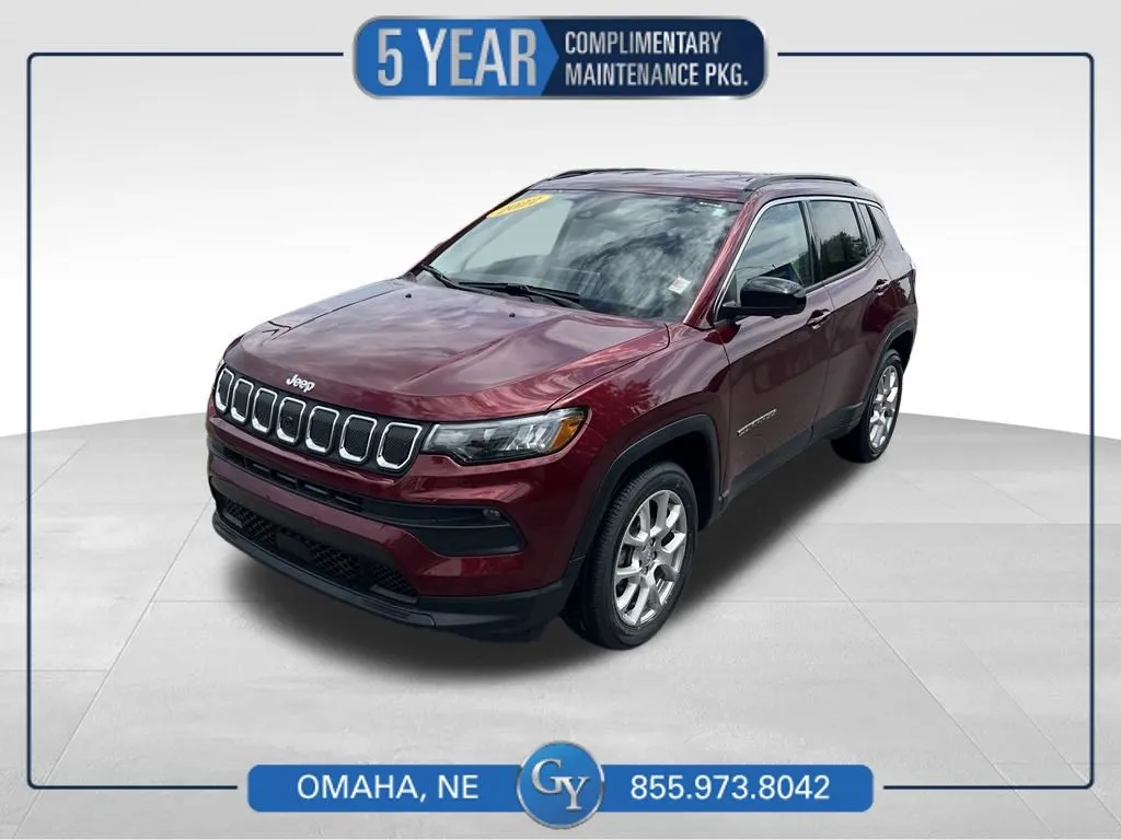 Red 2022 Jeep Compass Latitude Lux for sale in Omaha, NE