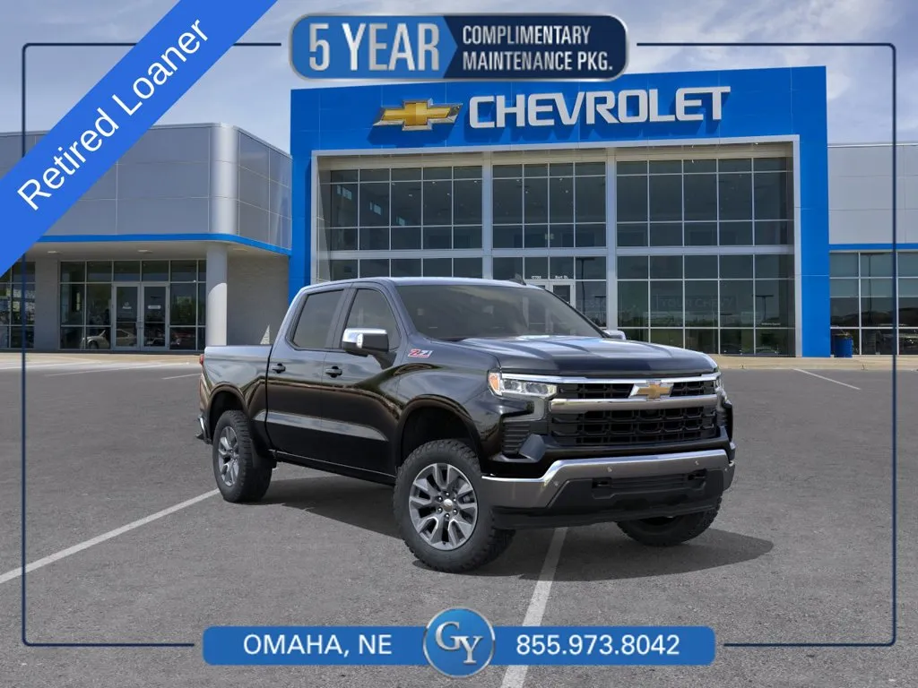 Black 2026 Chevrolet Silverado 1500 LT for sale in Omaha, NE