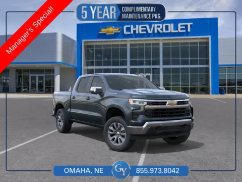 Gray 2026 Chevrolet Silverado 1500 LT for sale in Omaha, NE