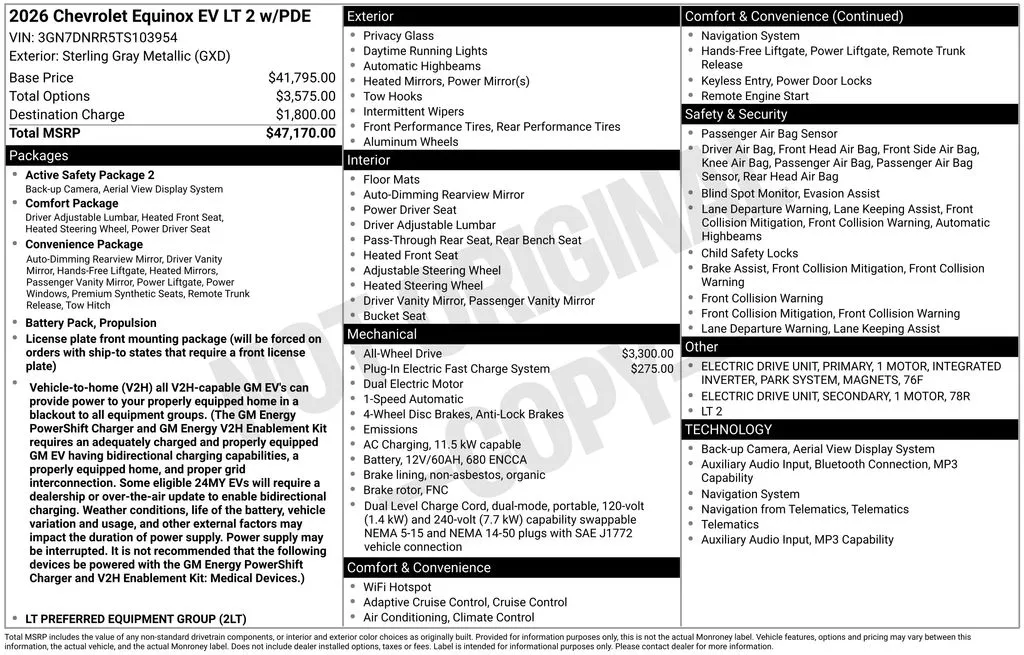 2026 Chevrolet Equinox EV LT for sale in Omaha, NE