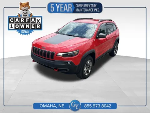 Red 2019 Jeep Cherokee Trailhawk for sale in Omaha, NE