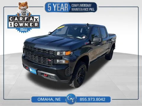 Gray 2020 Chevrolet Silverado 1500 Custom Trail Boss for sale in Omaha, NE