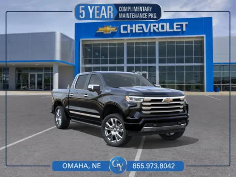 Black 2026 Chevrolet Silverado 1500 High Country for sale in Omaha, NE