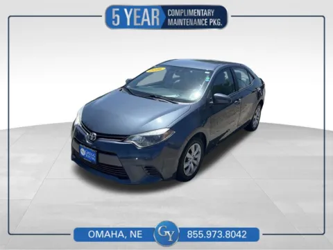 Gray 2016 Toyota Corolla LE for sale in Omaha, NE