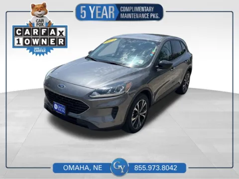 Gray 2021 Ford Escape Hybrid SE for sale in Omaha, NE