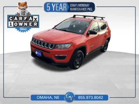 Orange 2019 Jeep Compass Sport for sale in Omaha, NE