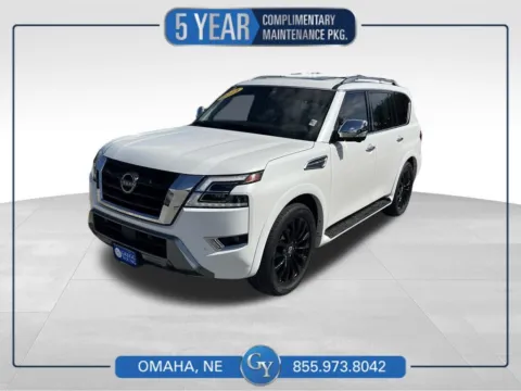 White 2023 Nissan Armada Platinum for sale in Omaha, NE