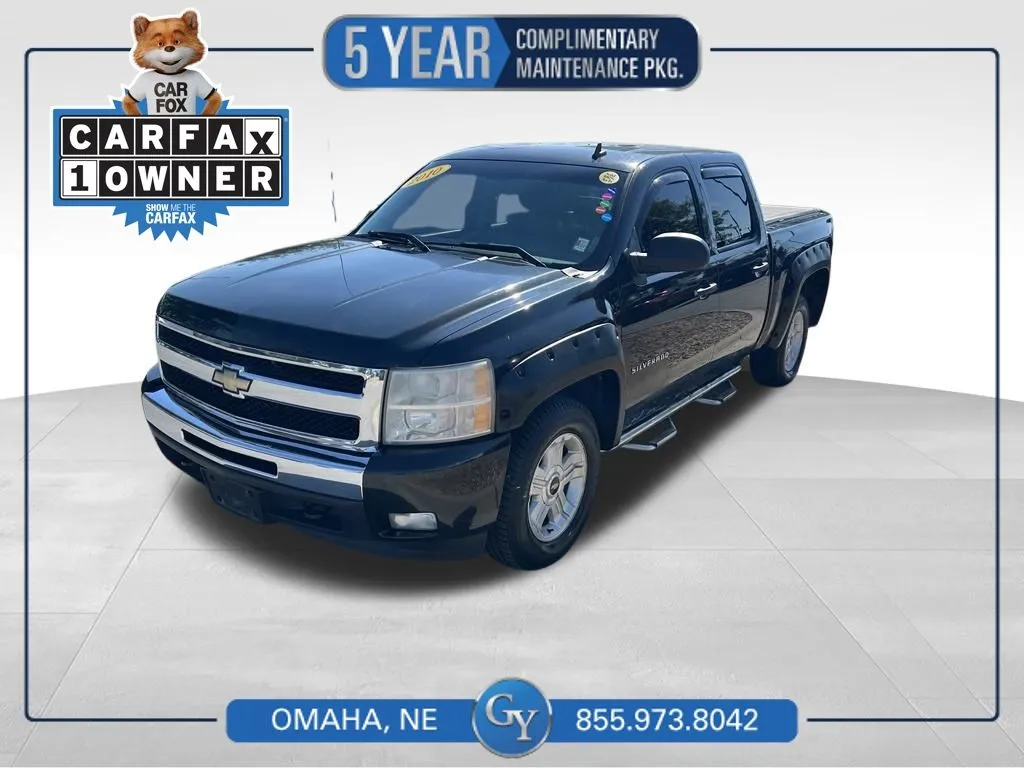 Black 2010 Chevrolet Silverado 1500 LT for sale in Omaha, NE