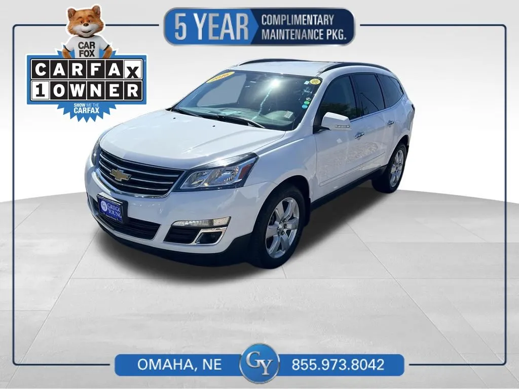 White 2016 Chevrolet Traverse LT for sale in Omaha, NE