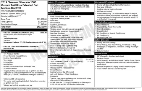 Photos of 2019 Chevrolet Silverado 1500 Custom Trail Boss for sale in Omaha, NE at Gregg Young Chevrolet of Omaha