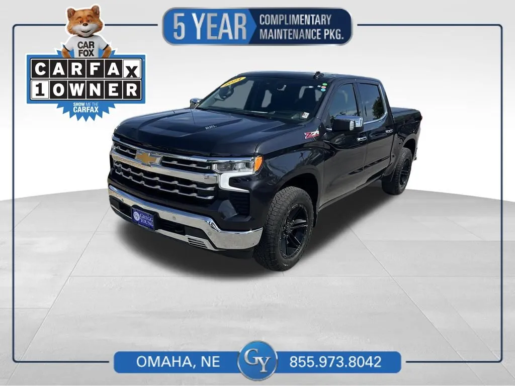 Gray 2024 Chevrolet Silverado 1500 LTZ for sale in Omaha, NE