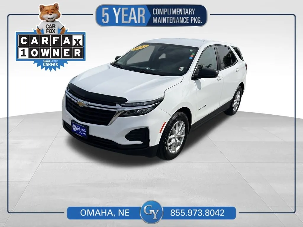 White 2022 Chevrolet Equinox LS for sale in Omaha, NE