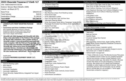 Photos of 2023 Chevrolet Traverse LT for sale in Omaha, NE at Gregg Young Chevrolet of Omaha