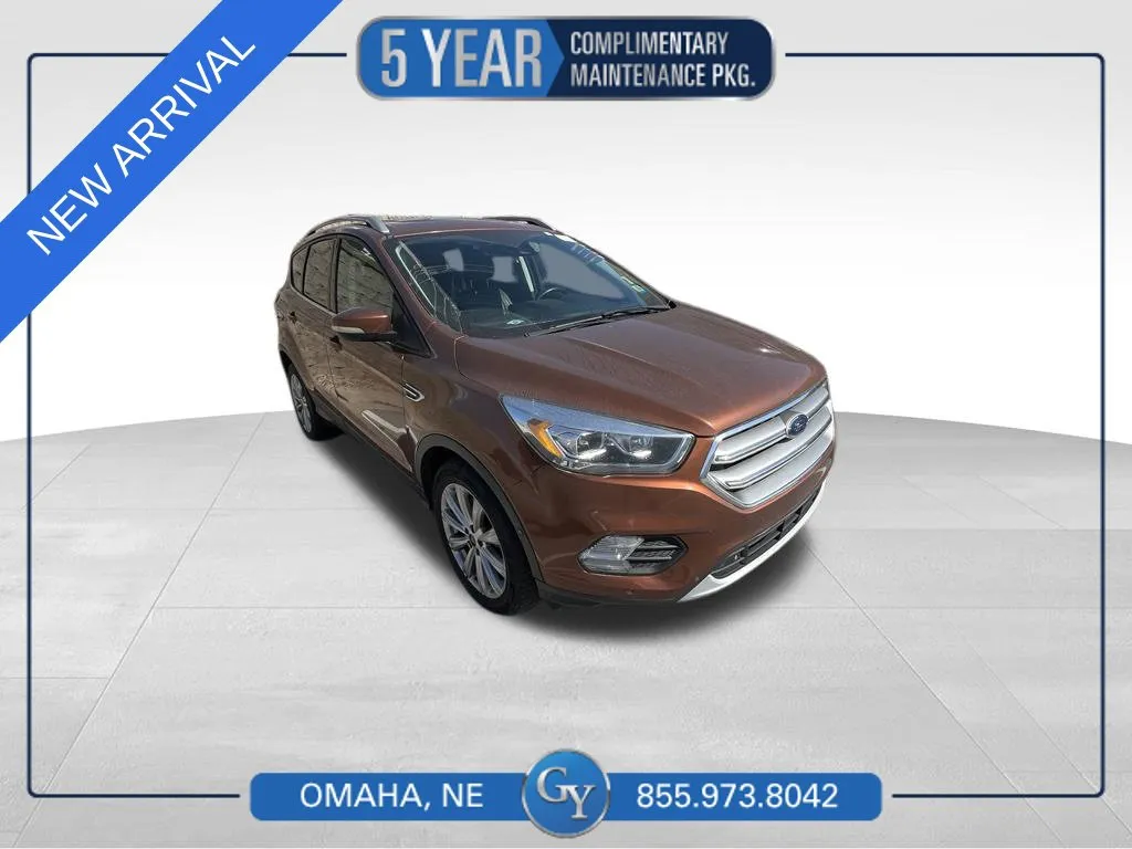 Red 2017 Ford Escape Titanium for sale in Omaha, NE