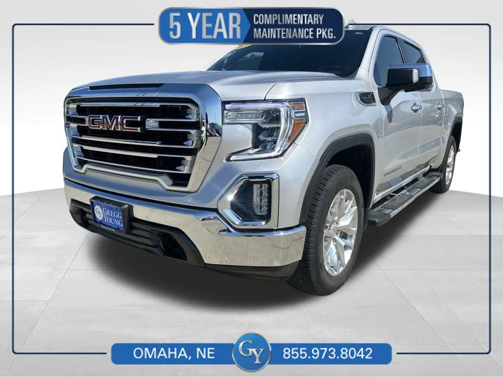 Silver 2021 GMC Sierra 1500 SLT for sale in Omaha, NE