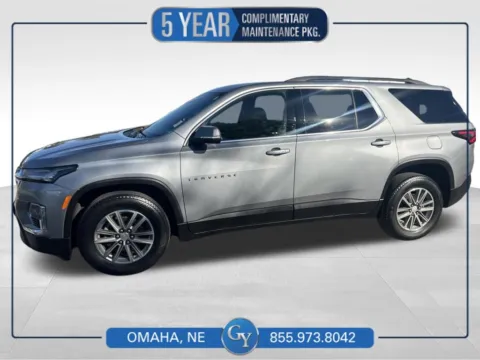 Gray 2023 Chevrolet Traverse LT for sale in Omaha, NE