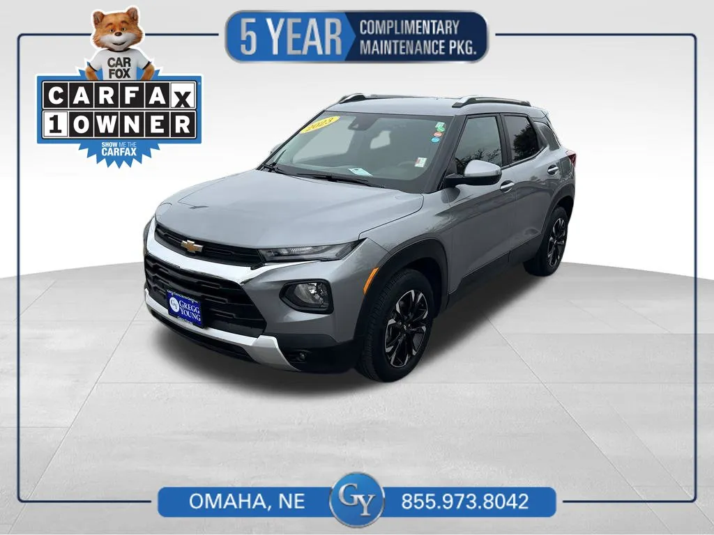 Gray 2023 Chevrolet TrailBlazer LT for sale in Omaha, NE