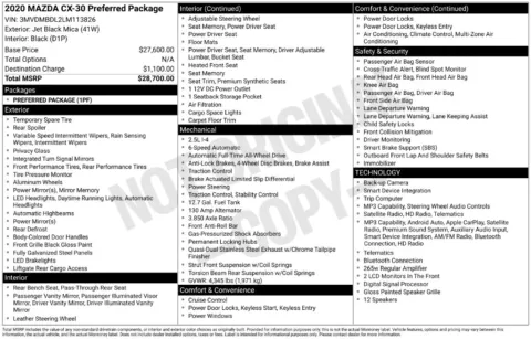 Photos of 2020 Mazda CX-30 Preferred for sale in Omaha, NE at Gregg Young Chevrolet of Omaha