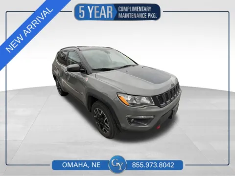 Gray 2021 Jeep Compass Trailhawk for sale in Omaha, NE