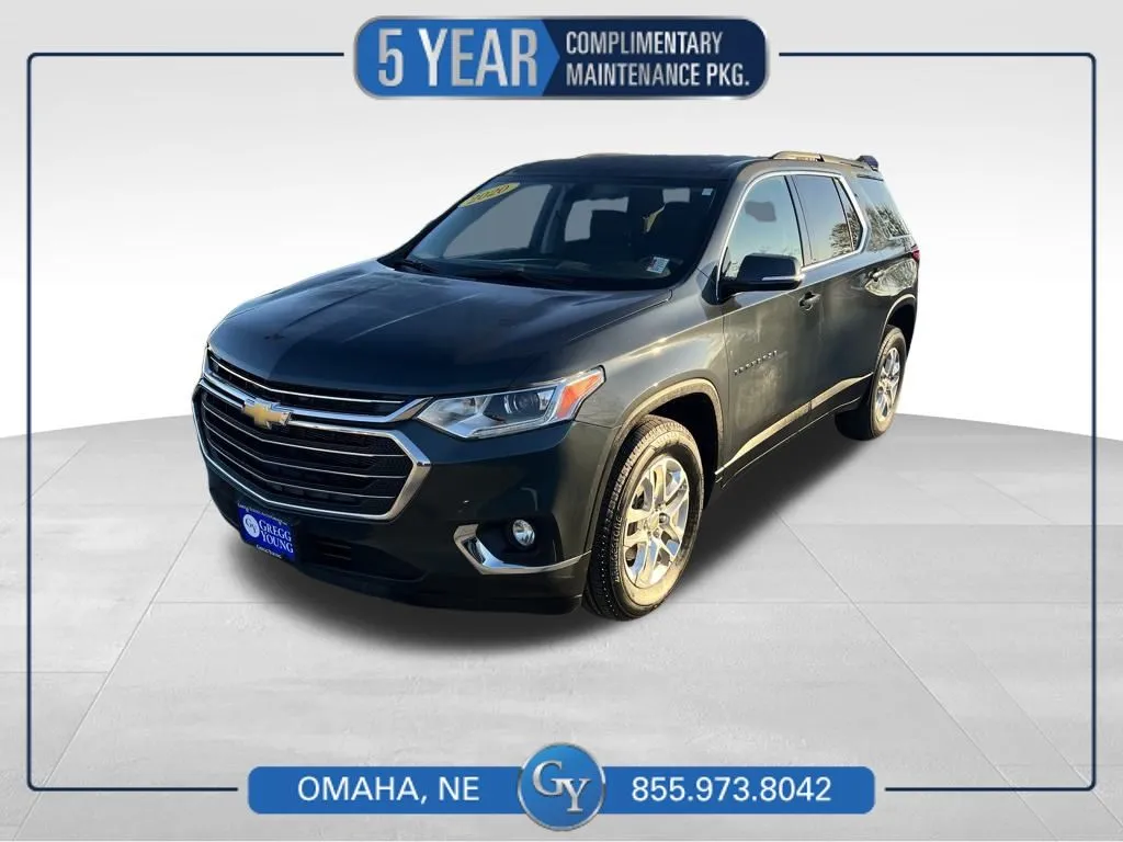 Gray 2020 Chevrolet Traverse LT for sale in Omaha, NE