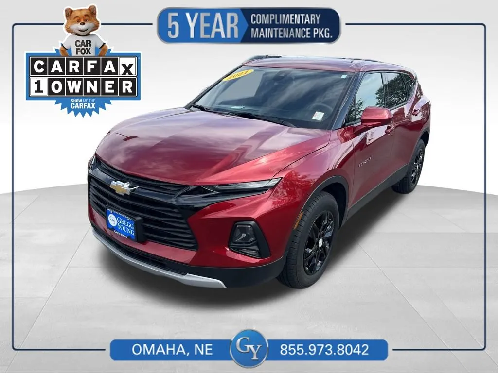 Red 2021 Chevrolet Blazer LT for sale in Omaha, NE