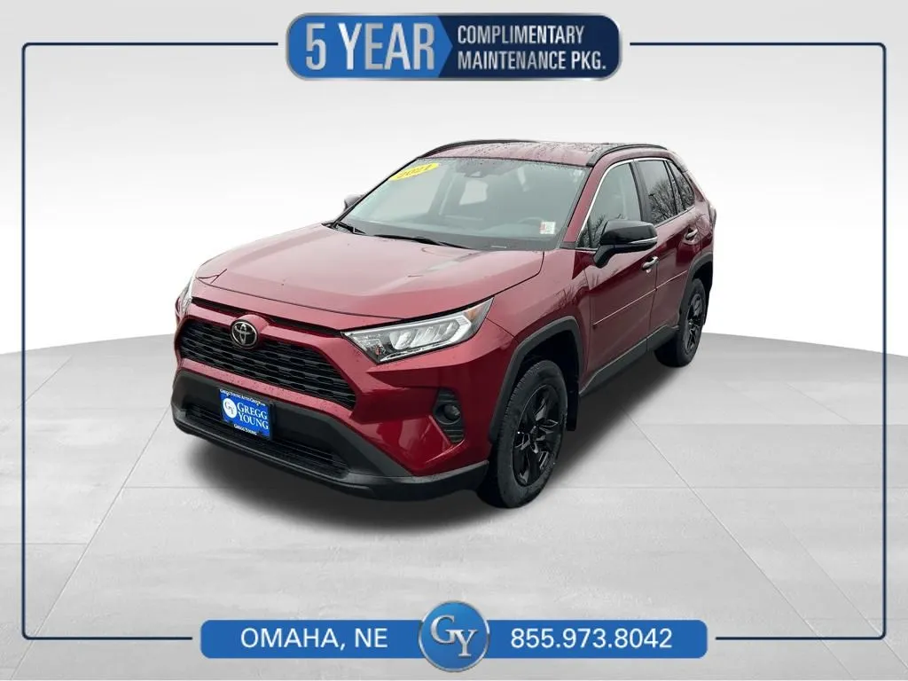 Red 2021 Toyota RAV4 XLE for sale in Omaha, NE