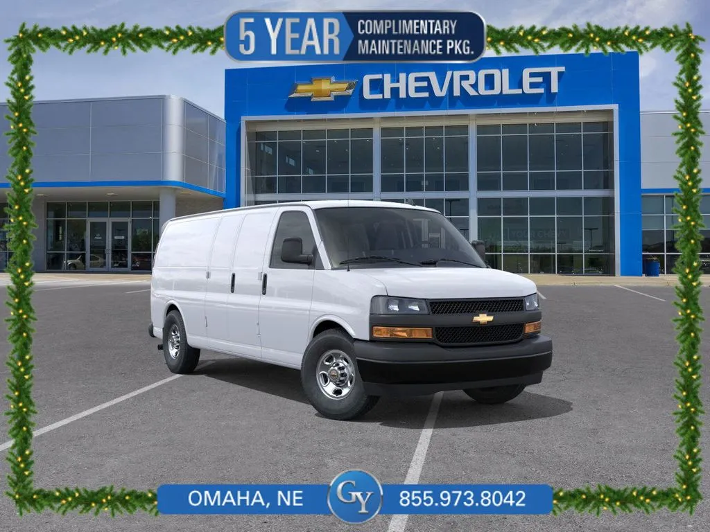 White 2025 Chevrolet Express 3500 Work Van for sale in Omaha, NE